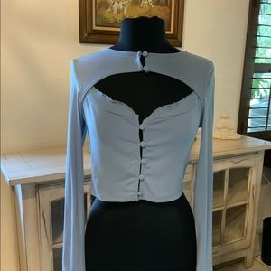 ❤️👀💜
Peek-a-boo 50s inspired crop top L